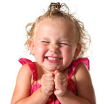 excited girl