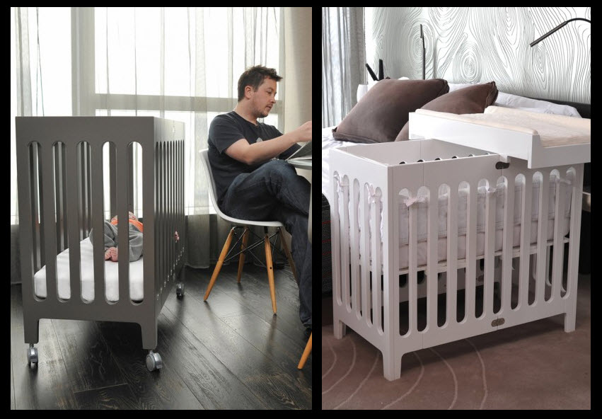 best mini cribs for small spaces