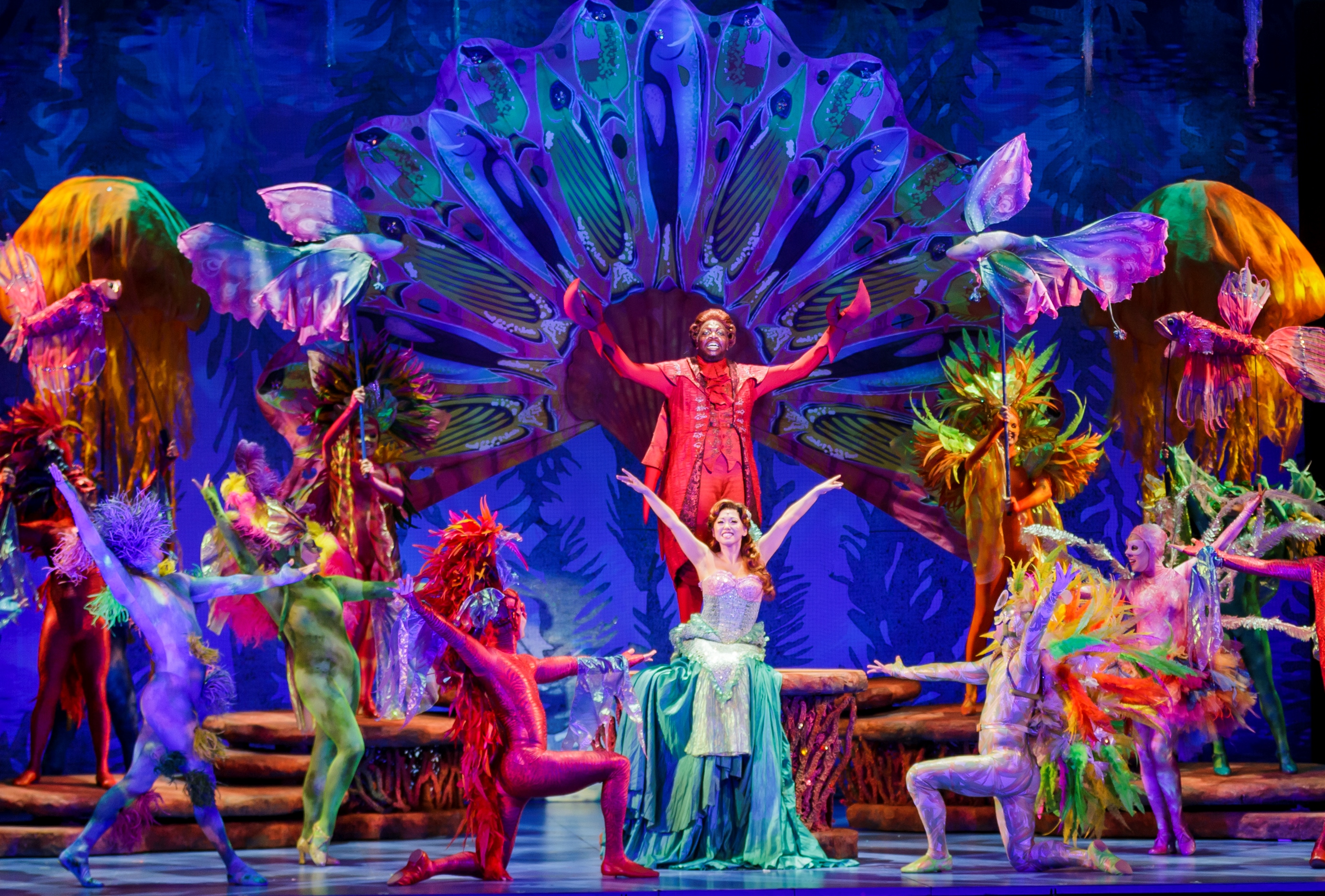 Meet The Cast Of The Little Mermaid The Broadway Musical At The ...