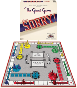 "Sorry! board game for family game night"