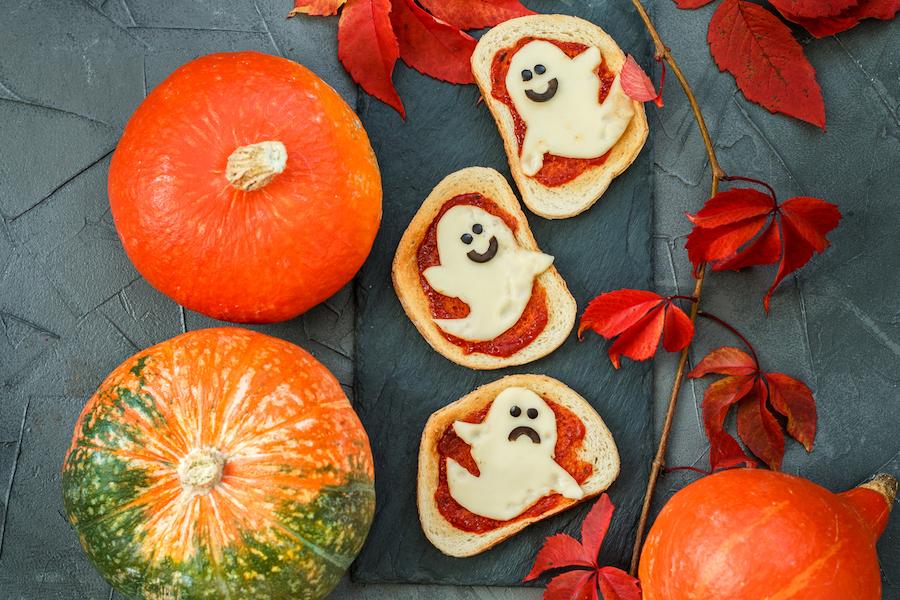 spooky Halloween ghost treats