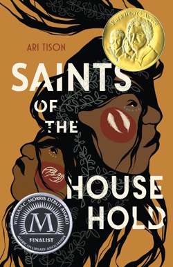 "Saints of the Household book cover, Hispanic Heritage Month book"