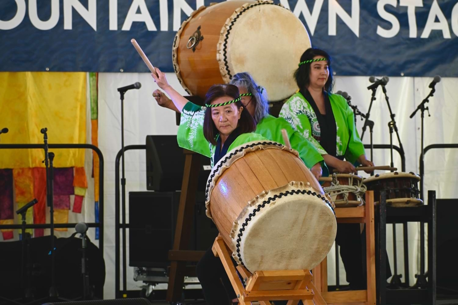 A performance at Northwest Folklife in Seattle