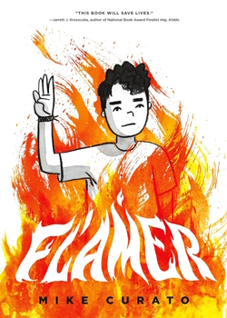 "The cover of the banned book Flamer"