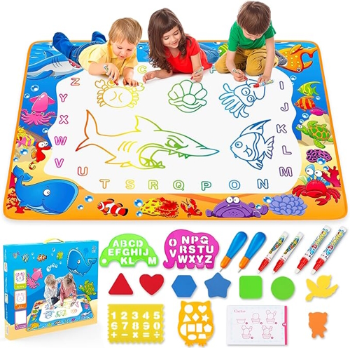 "Kids drawing on a doodle pad is great outdoor movies and concerts gear"