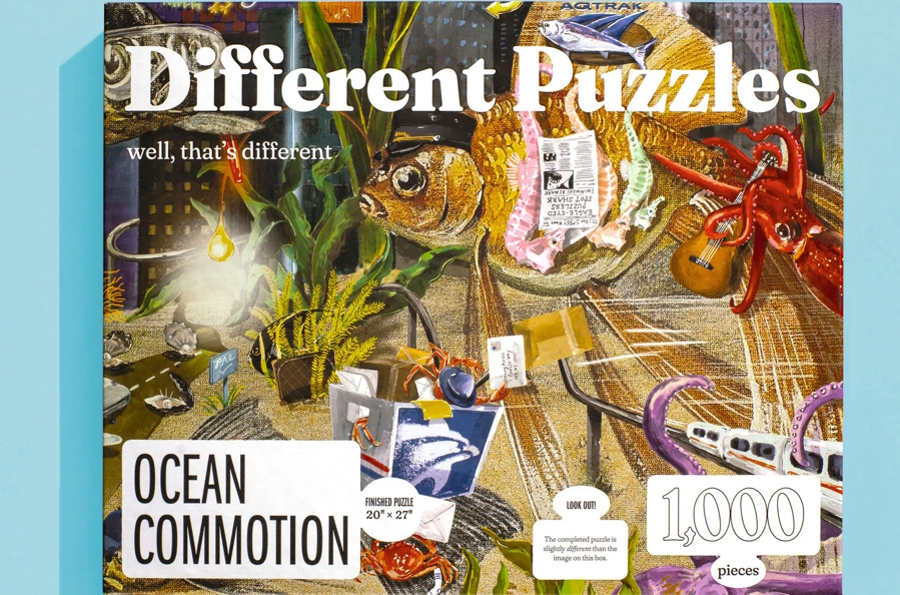 Ocean Commotion puzzle is a holiday gift idea for kids