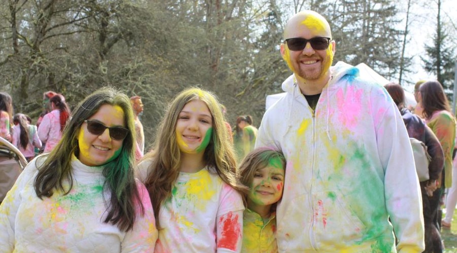 Rang Barse Holi Celebration for families event at Lake Sammamish