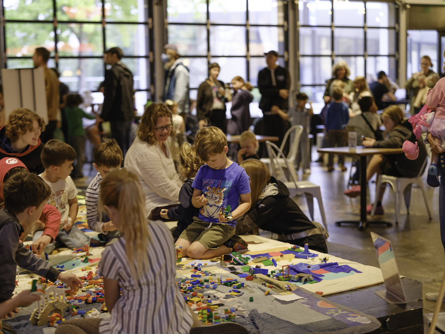 families at KEXP in Seattle