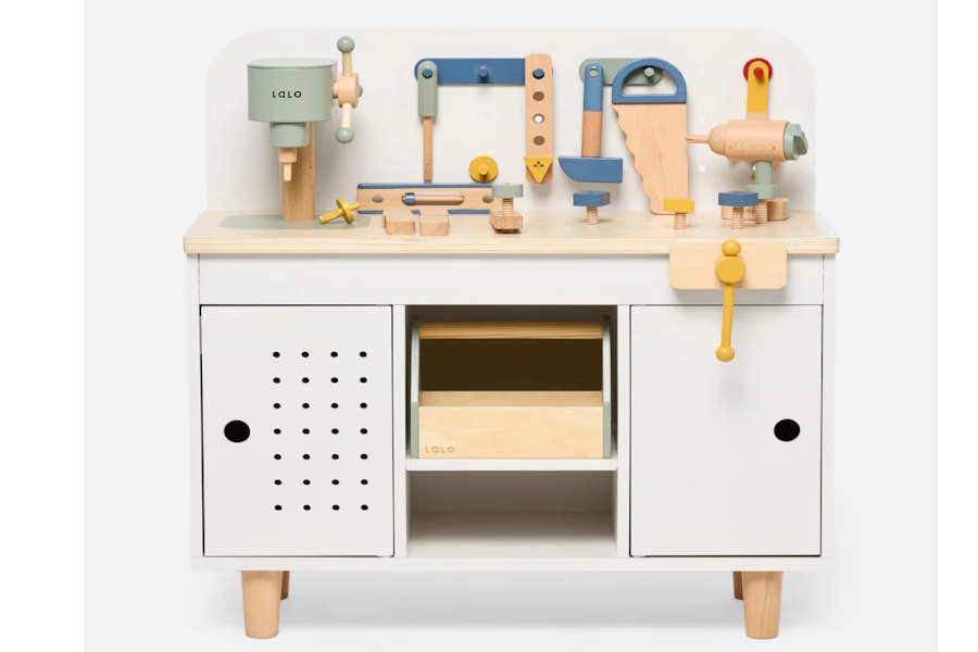 Workbench play set for a holiday children's gift