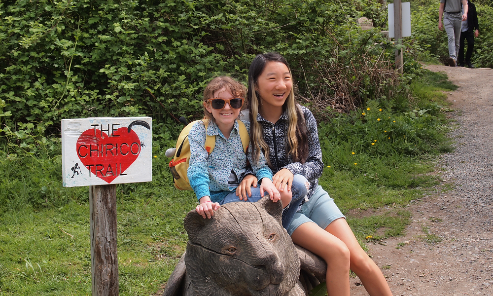 hikers at the Chirico trailhead credit Gemma Alexander