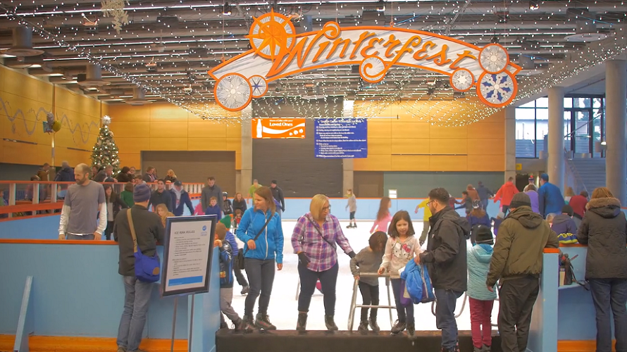 Winterfest-ijsbaan