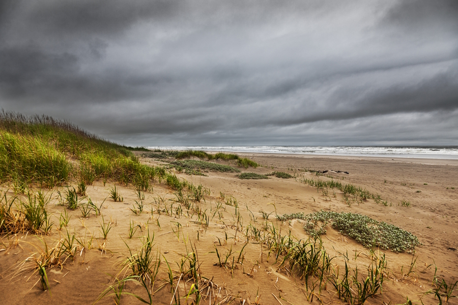 A storm coming to Long Beach on the Washington coast