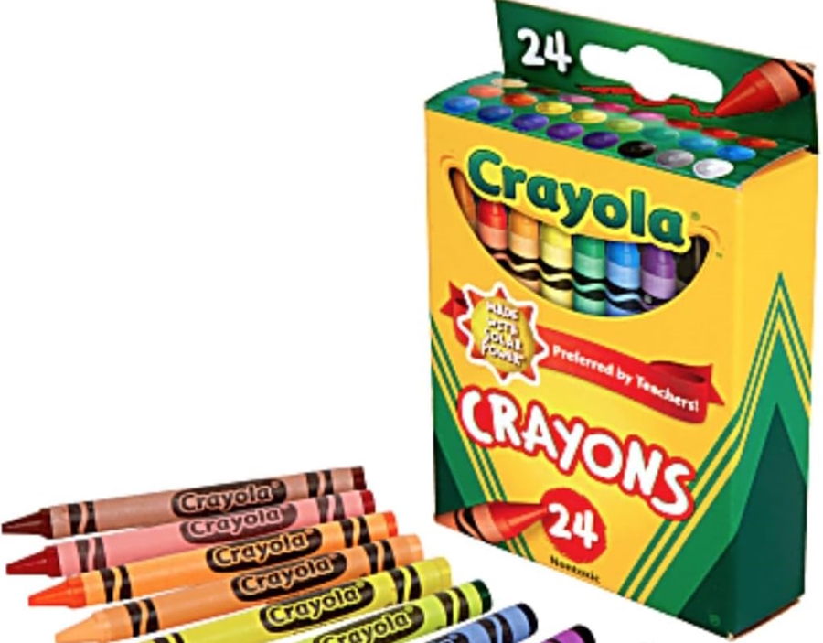 A fresh box of crayons is on of the best Christmas stocking stuffers for kids