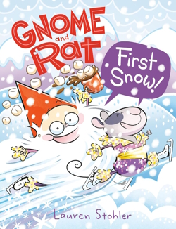 Gnome and Rat first snow book cover