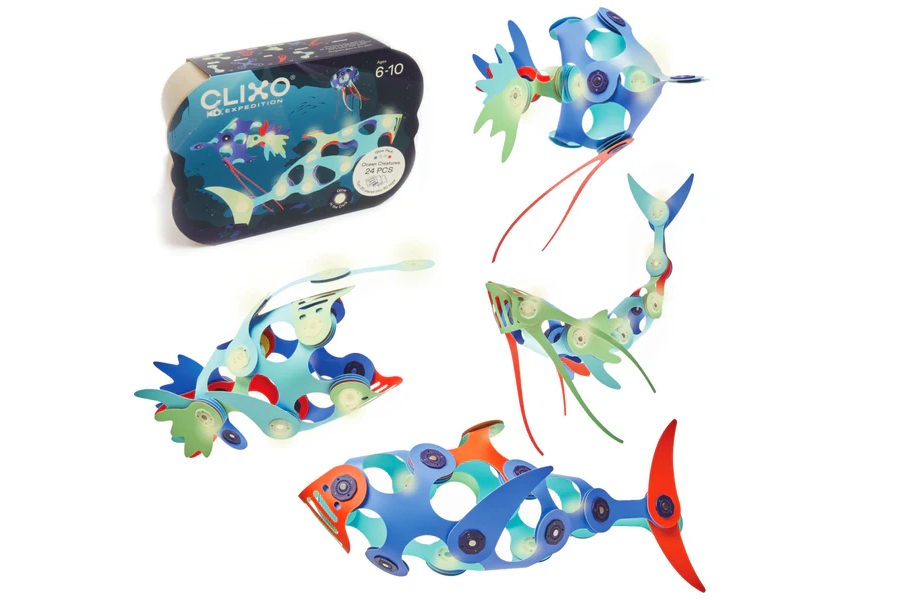 Clixo Ocean creatures pack is a cool holiday gift idea for kids