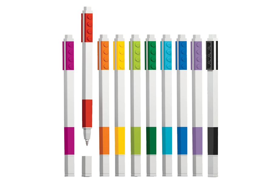 Lego gel pen set makes a great Christmas gift for a kid