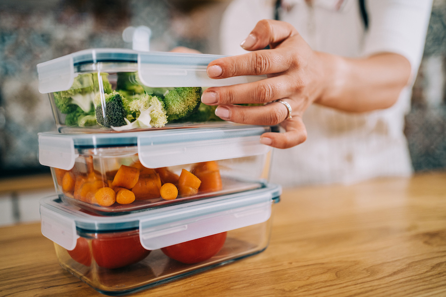 glass food containers for meal prep