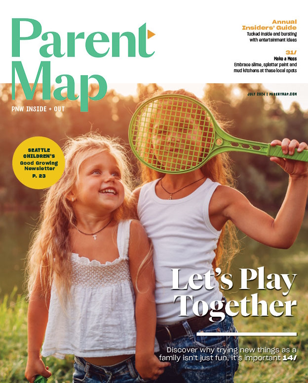 Cover image of ParentMap magazine's July 2024 issue