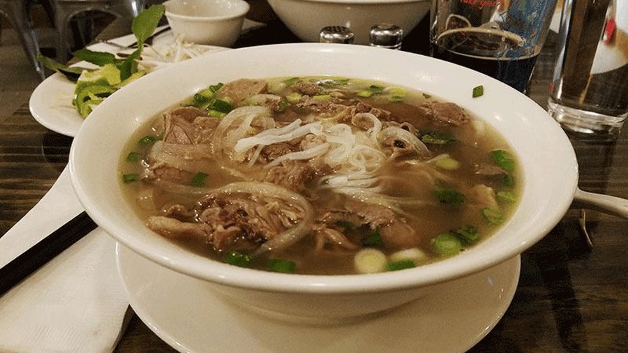 a bowl of pho, the best comfort food, at La Ca Bar, a Tacoma restaurant