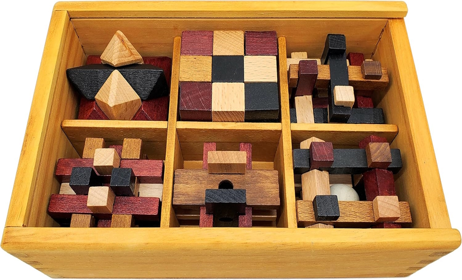 Wooden puzzles are an inexpensive Christmas stocking stuffer for kids