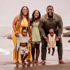 Instagram influencer Tash Haynes and her family pose for a portrait on the Oregon Coast. Credit: Velvet Own Photography