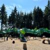 One of the many things to do this weekend near Seattle: Climb through a tunnel at Hawks Landing playground