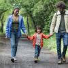 Family enjoying a kid-friendly hike near Seattle