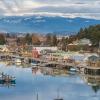 Dine on the waterfront in La Conner, one of the many things to do in Skagit Valley