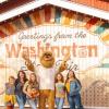 Family posing outside the Washington State Fair in Puyallup