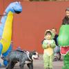 A family in costume at Volunteer Park's Halloween Pet Parade is a free thing to do in Seattle