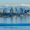 Bellevue Washington skyline. Things to do with kids and families 