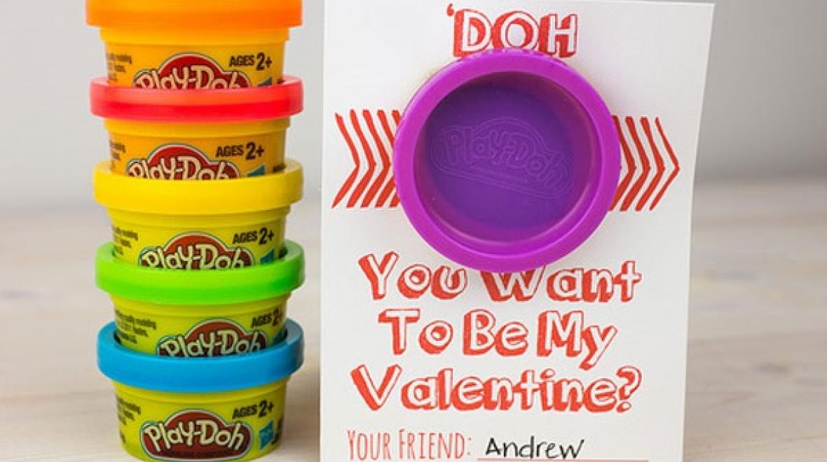 Play-doh Valentines