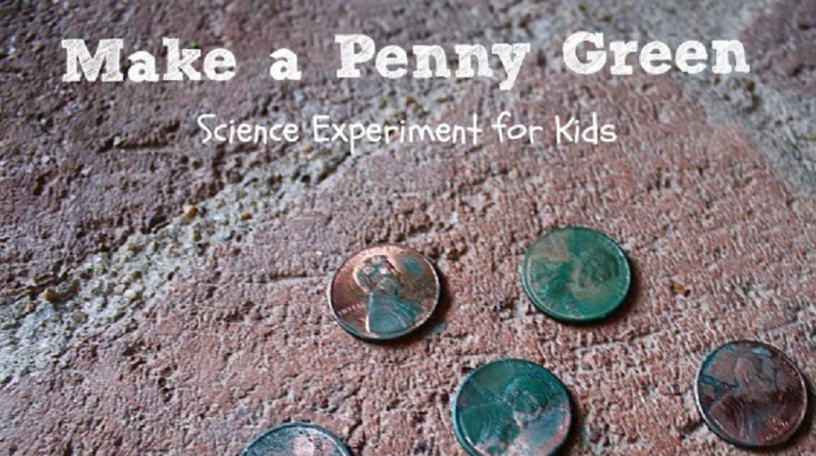 Make a penny turn green