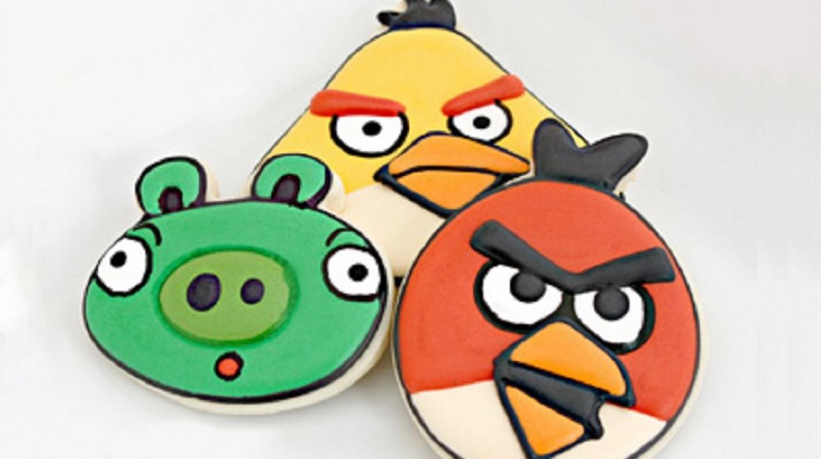 Angry Birds cookies