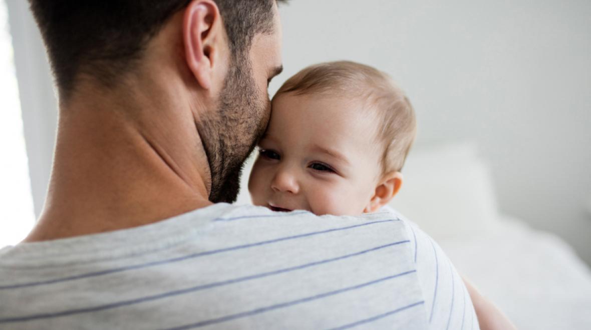 dad and baby photo