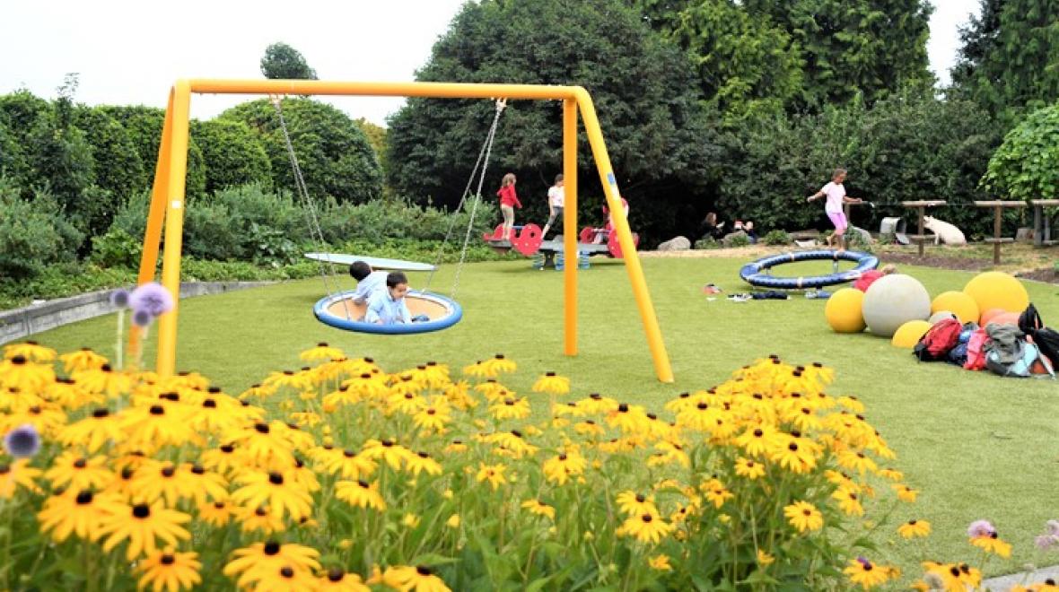 children's play area outdoor