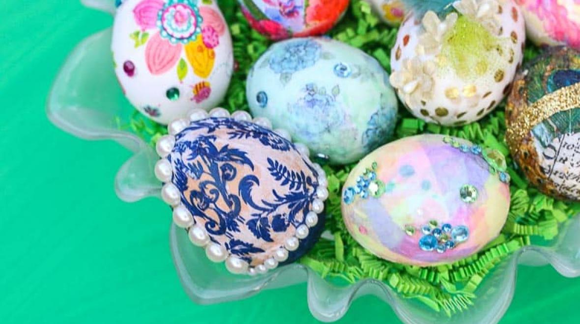 new ideas for coloring easter eggs