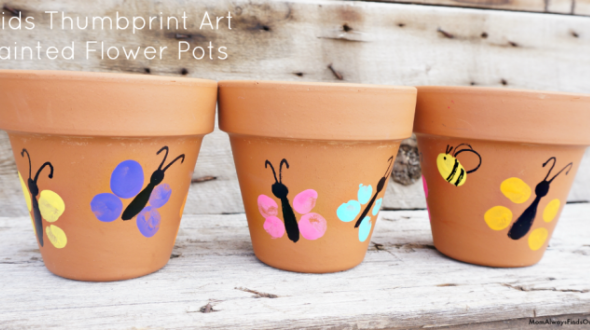 Thumb flower pots