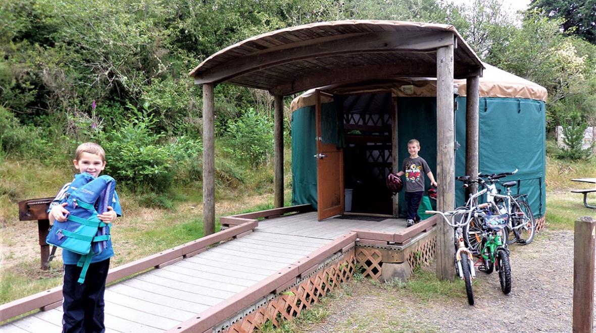 cape disappointment yurts