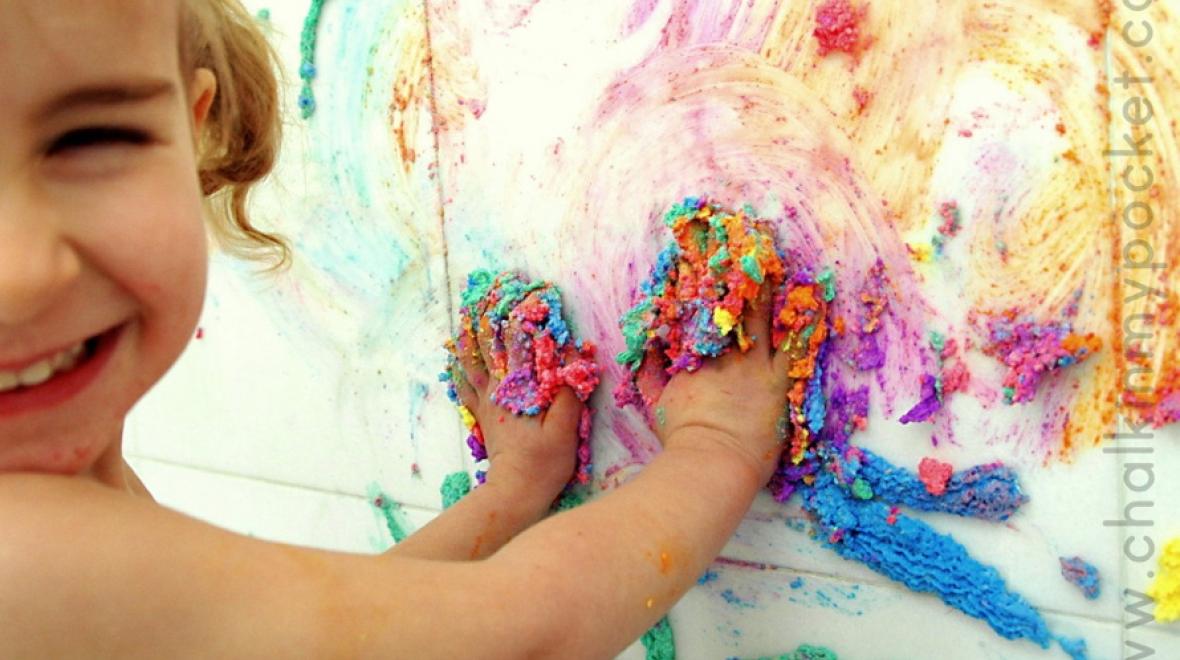 library makers: Toddler Art Class: Puffy Paint