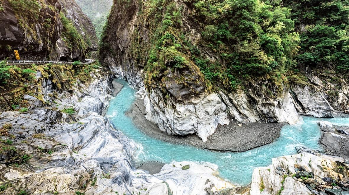 Taroko Gorge National Park in Hualien County Taiwan