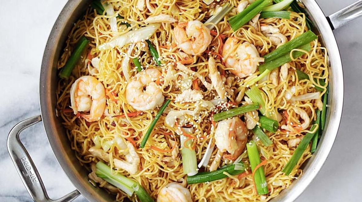 chow mein from rasa malaysia fun family getaway movie night