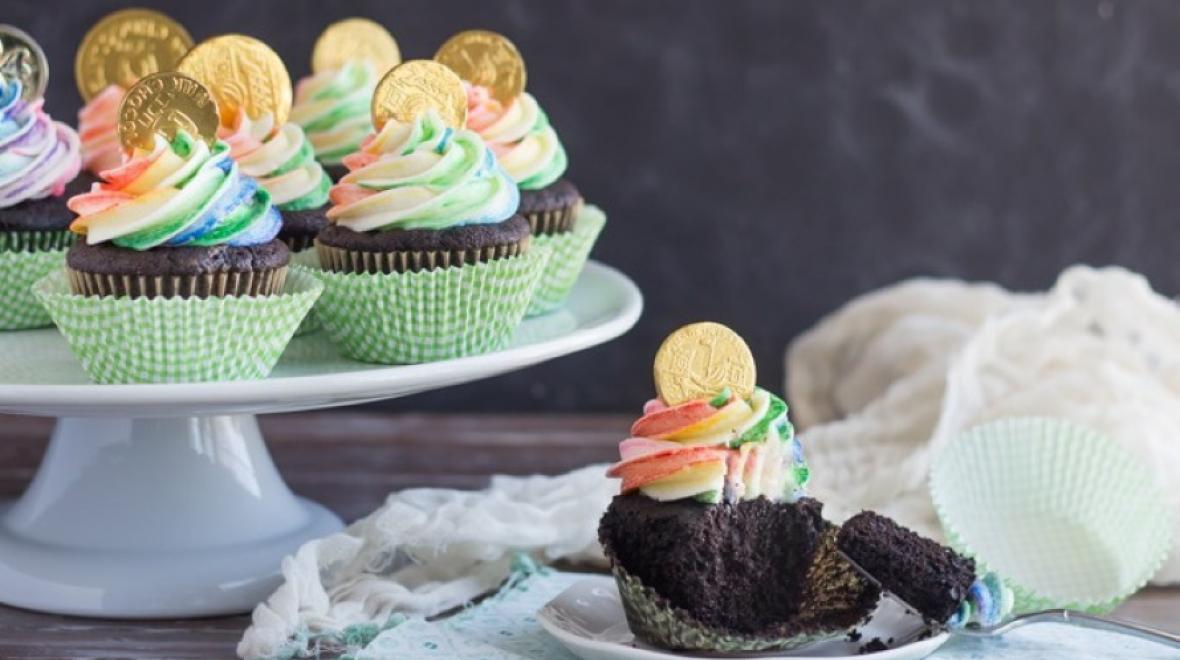 rainbow cupcakes