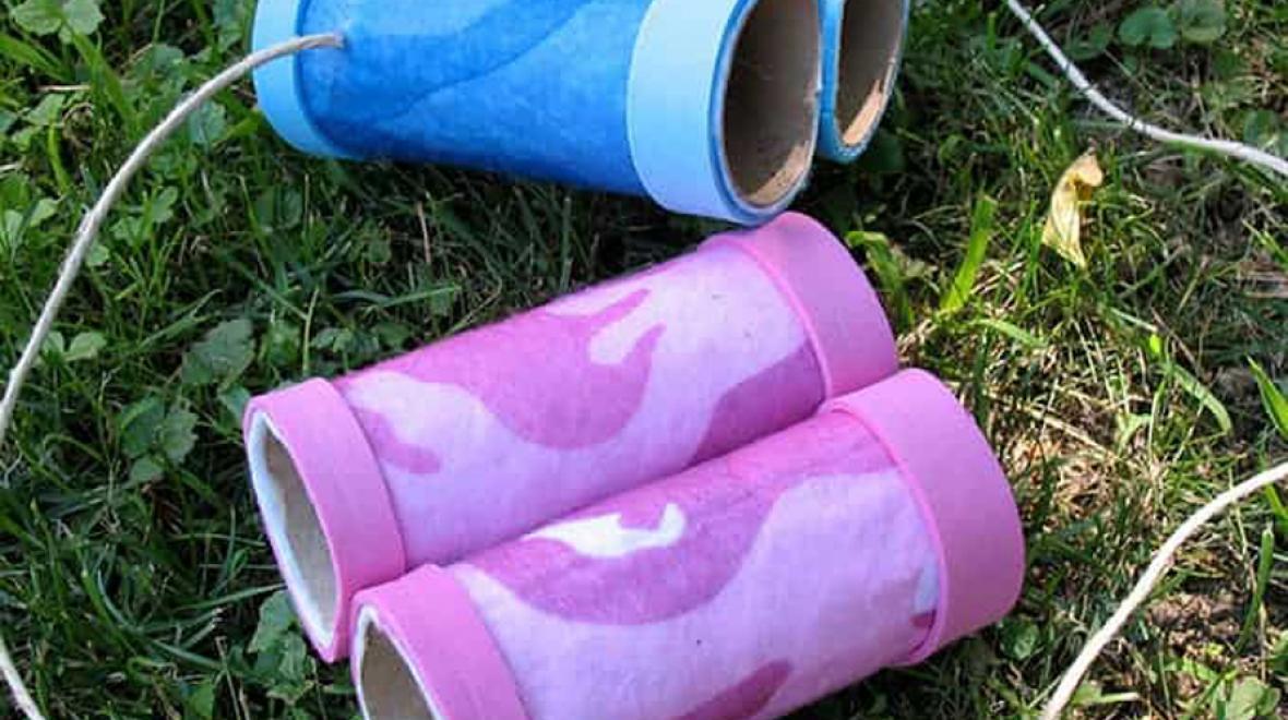 toilet paper tube binoculars 