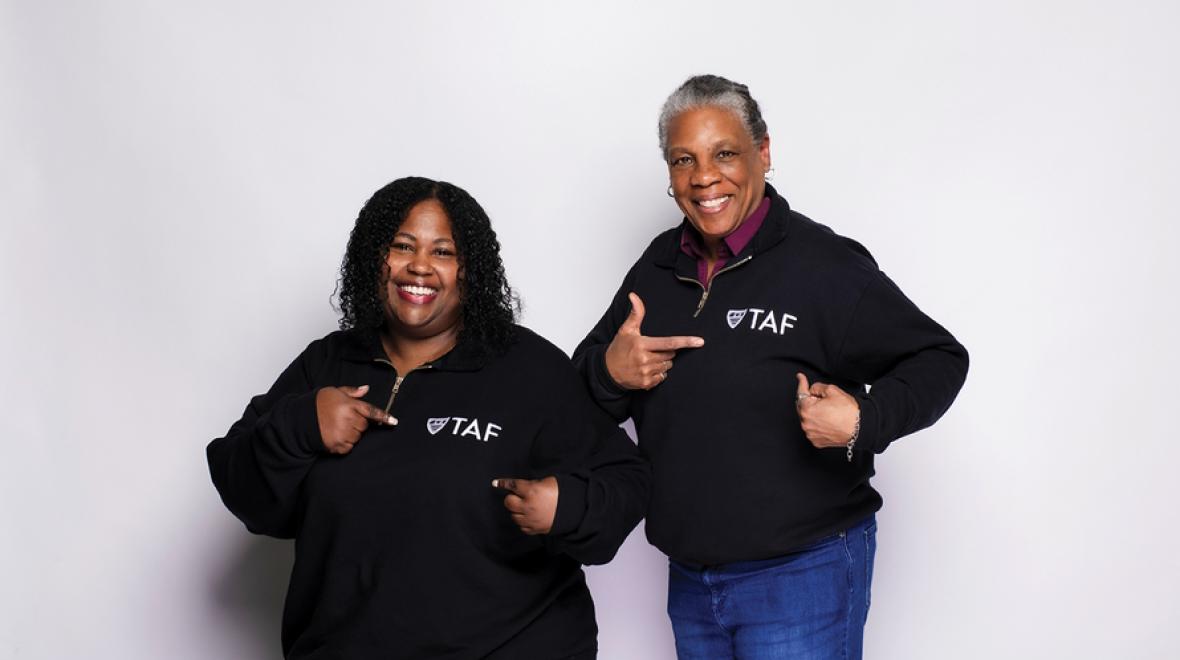 Sherry Williams, executive director of operations, Technology Access Foundation; Trish Millines-Dziko, cofounder and executive director, Technology Access Foundation