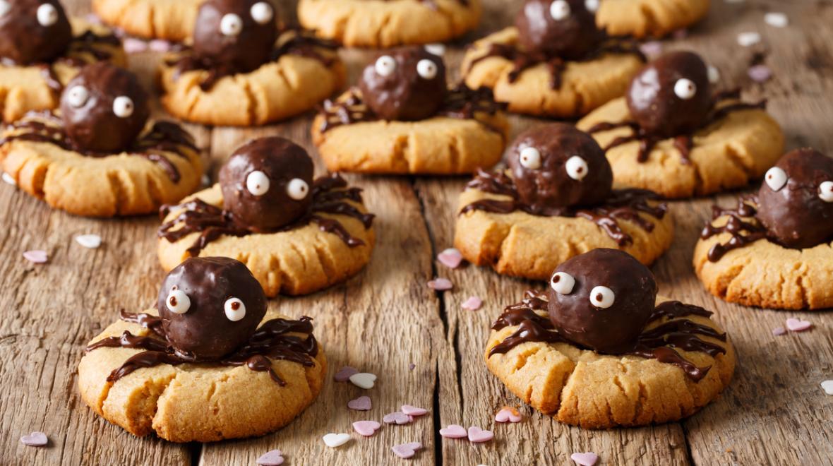 Halloween Spider Cookies