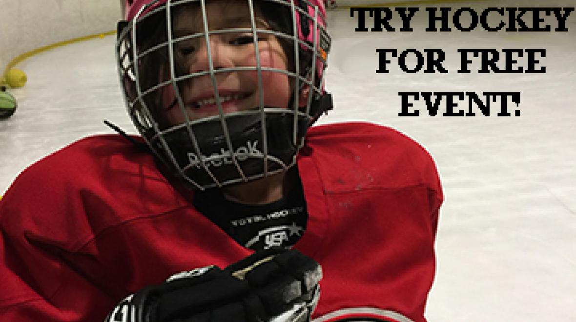 Girls' Try Hockey for Free event