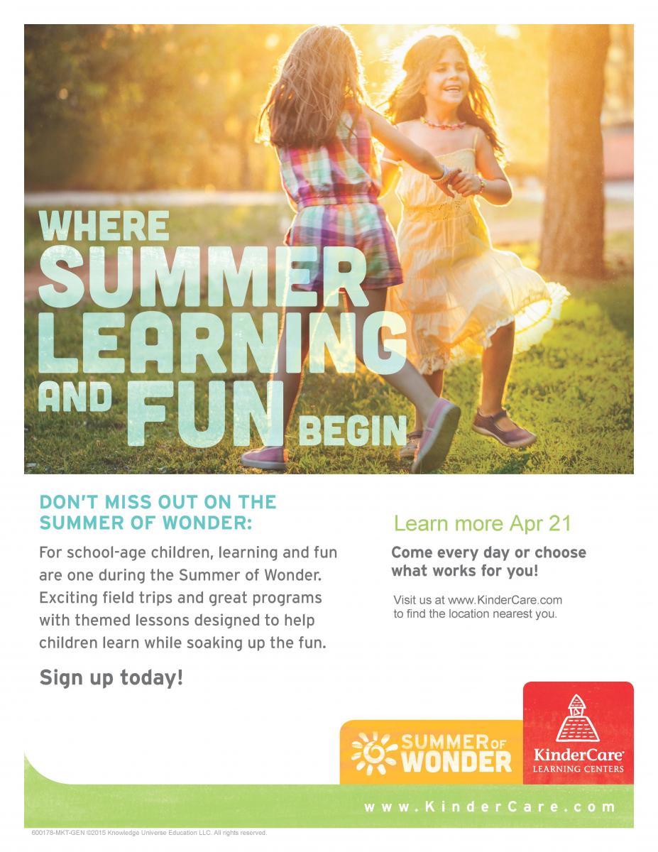 Let's talk about Summer Fun at KinderCare Seattle Area Family Fun