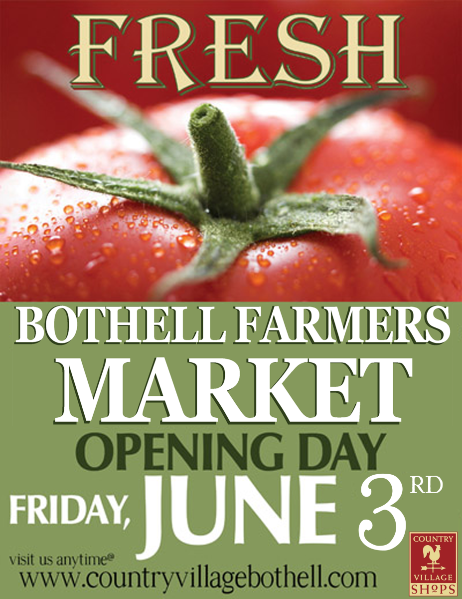 OPENING DAY AT THE BOTHELL FARMERS MARKET AT COUNTRY VILLAGE Seattle