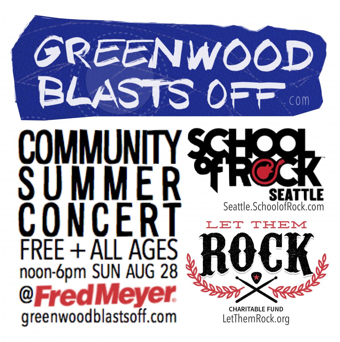 Greenwood Blasts Off Community Summer Concert Seattle Area Family Fun